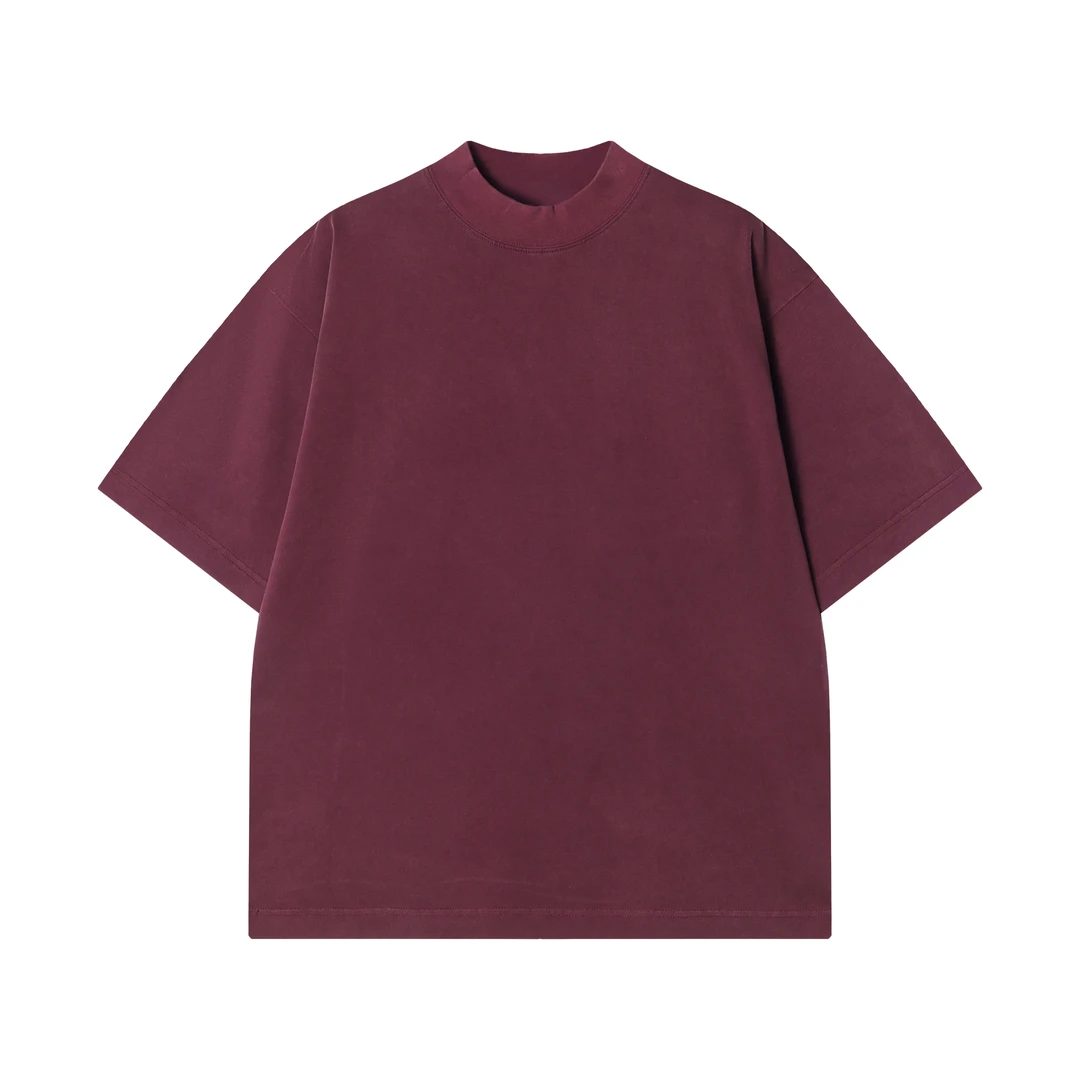 夏季新款时尚个性韩版纯色圆领短袖T恤彩色珠子点缀高级感上衣