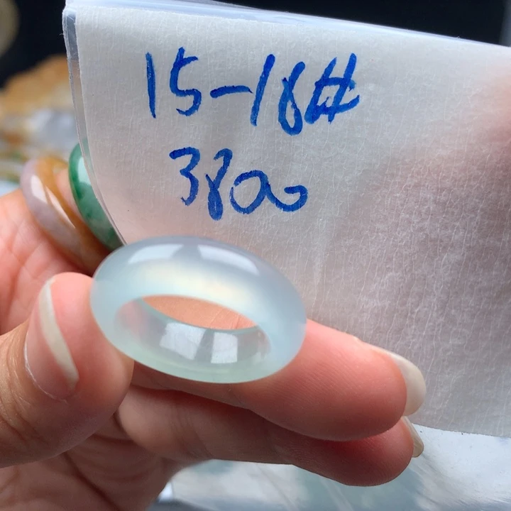 未镶嵌戒指翡翠戒圈