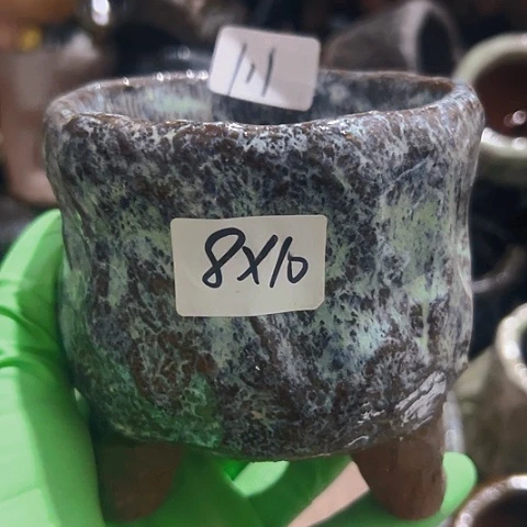 红陶粗陶花盆手工