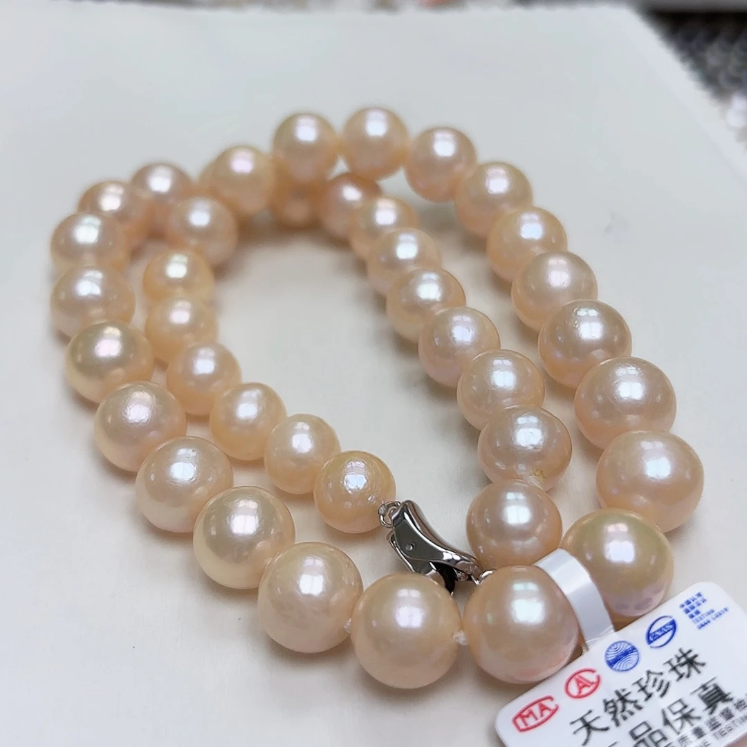 淡水珍珠未镶嵌颈饰9-11有核