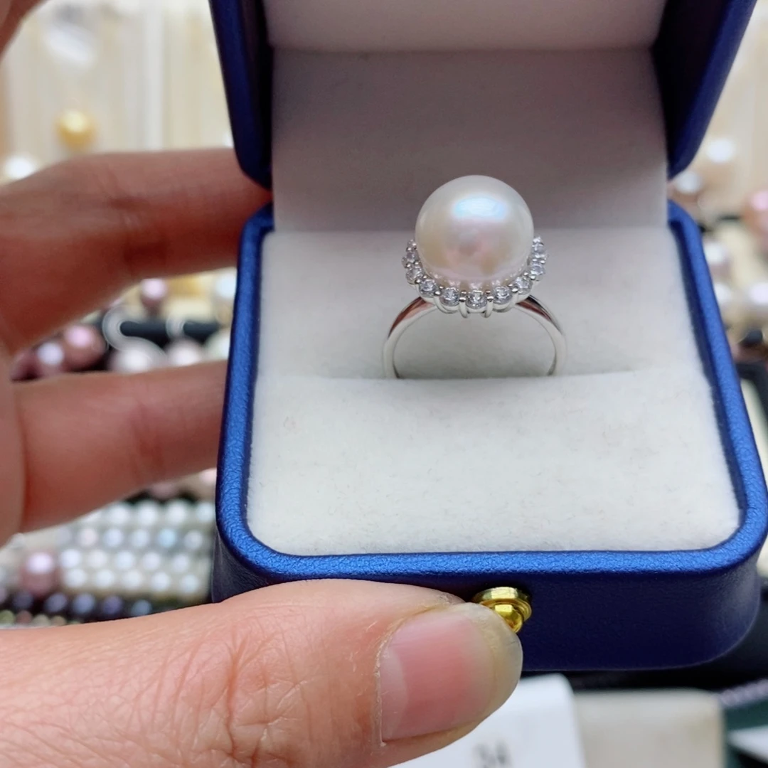 淡水珍珠颈饰银S925镶嵌