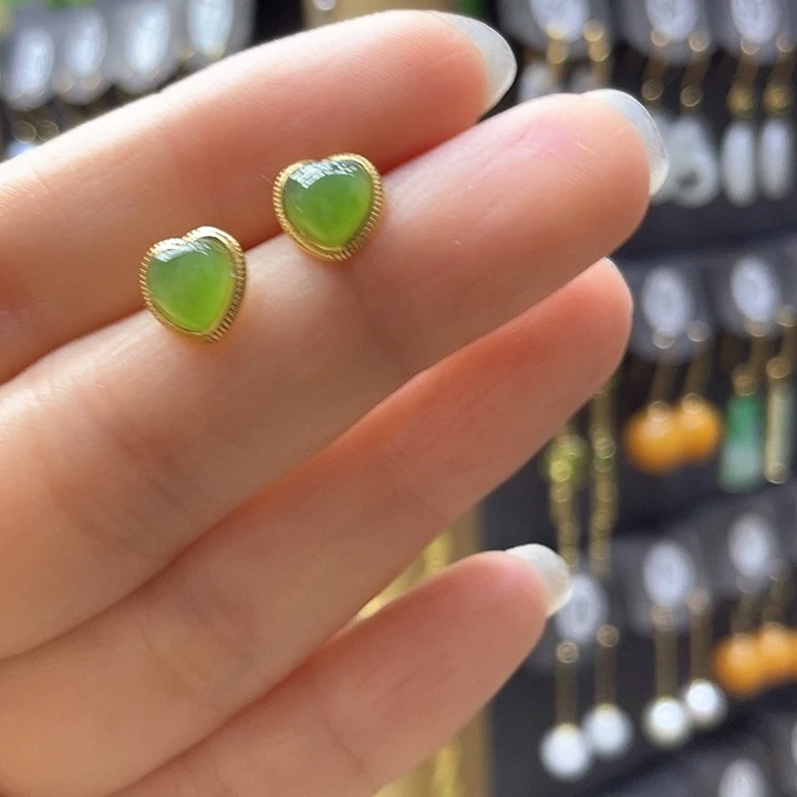 和田玉银S925镶嵌颈饰