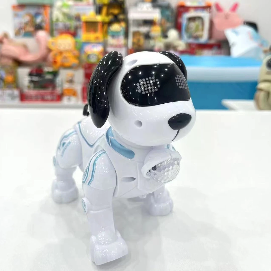 【艾】灯光音乐电动小狗生日礼物（电池自备）