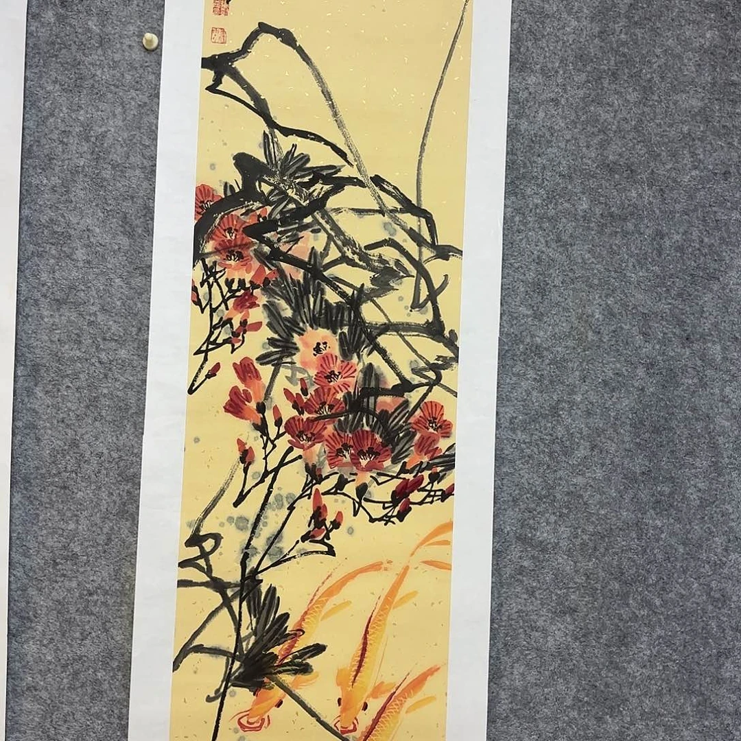 韩***勇国画手绘花鸟国画作品
