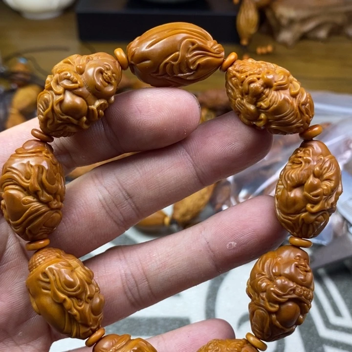 橄榄核手串/手链橄榄核雕工艺手串