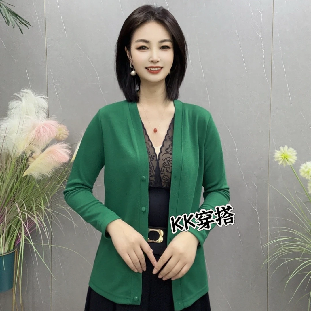【KK】AS8783春季上新纯色长袖款气质百搭外披