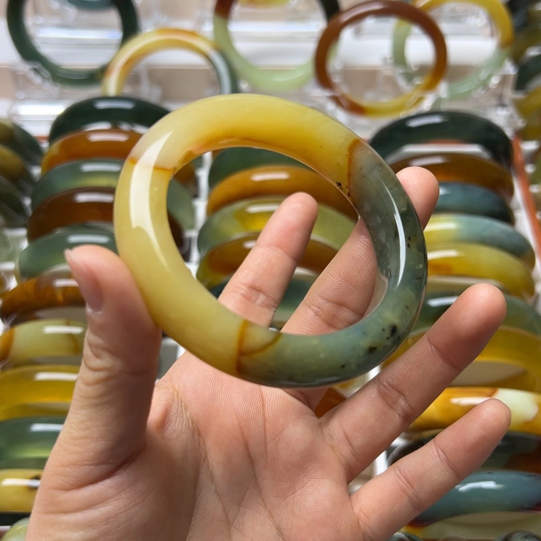 蛇纹石玉合金手镯