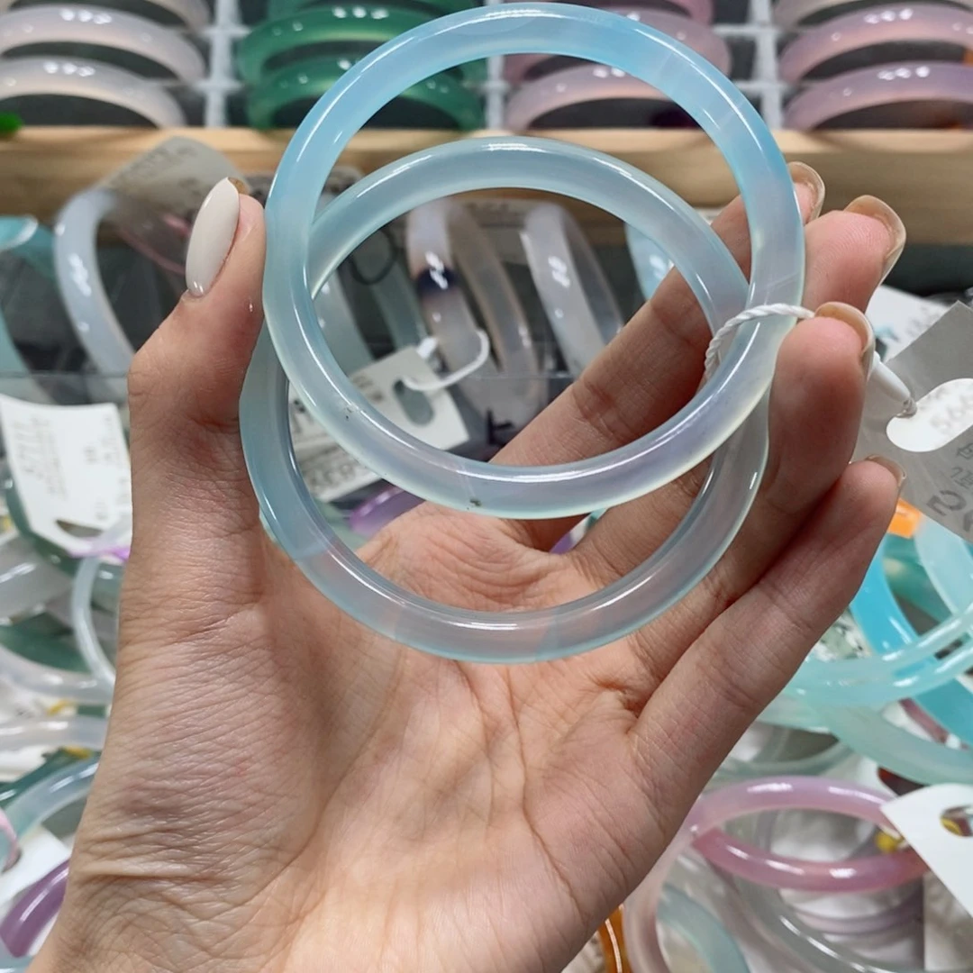 玛瑙/玉髓手镯合金56829/56