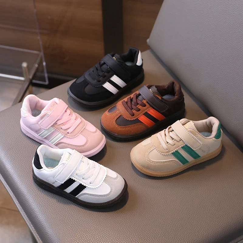 21-30码儿童运动鞋男童软底拼色板鞋女童休闲百搭跑步鞋小白鞋子