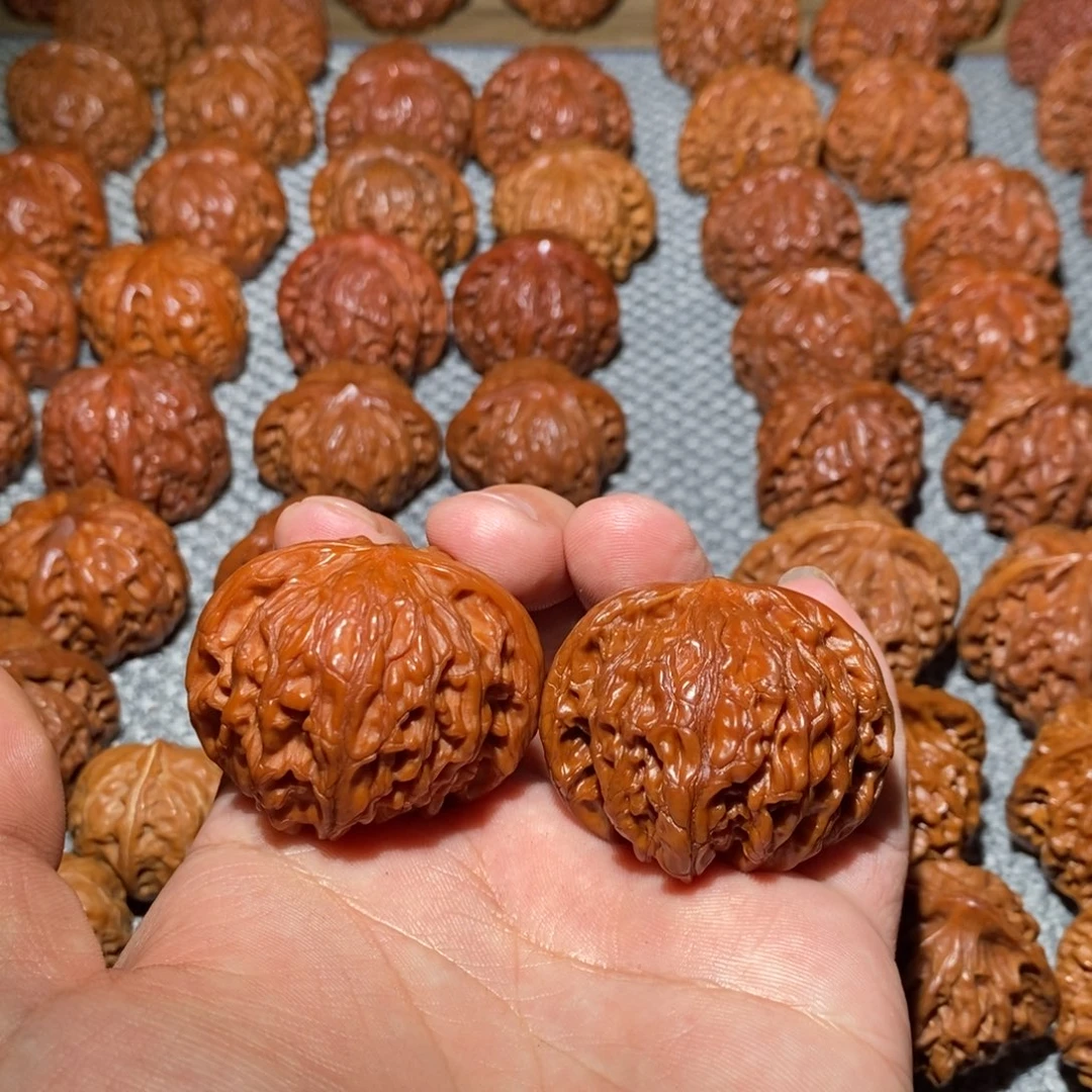 文玩核桃把件43磨盘正