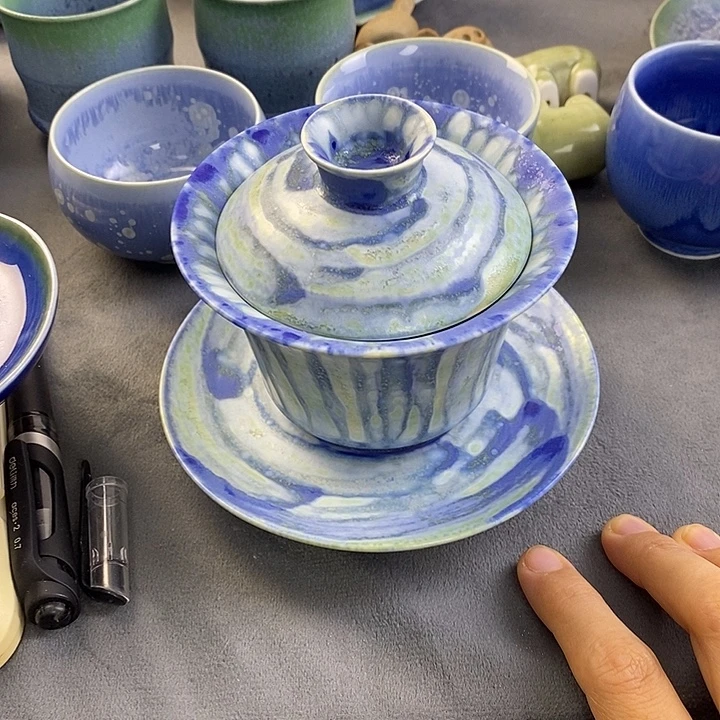 景德镇高温陶瓷盖碗