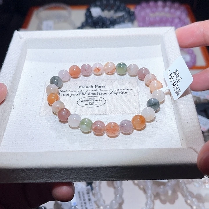 水晶手链未镶嵌368号主图手串  7+