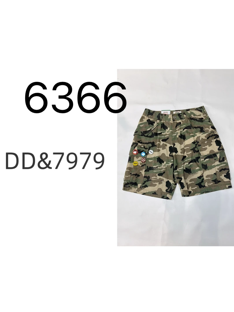 DD&6366小众潮牌迷彩中裤潮牌女装