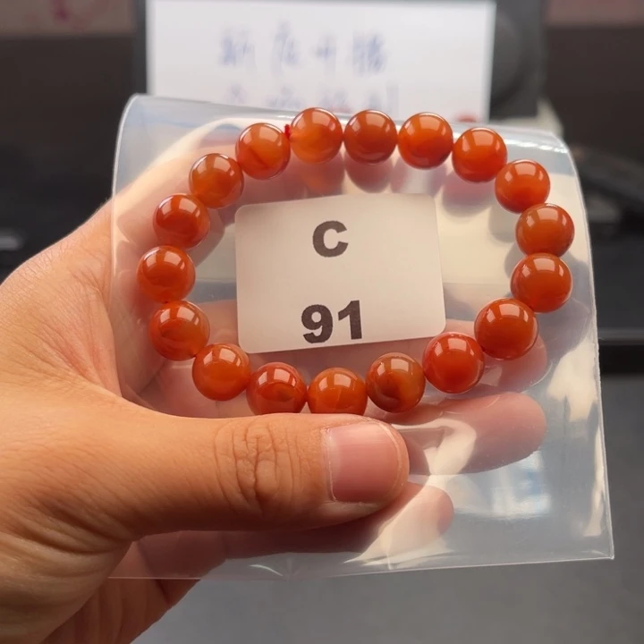 未镶嵌多样性发货默认微瑕10m m南红玛瑙
