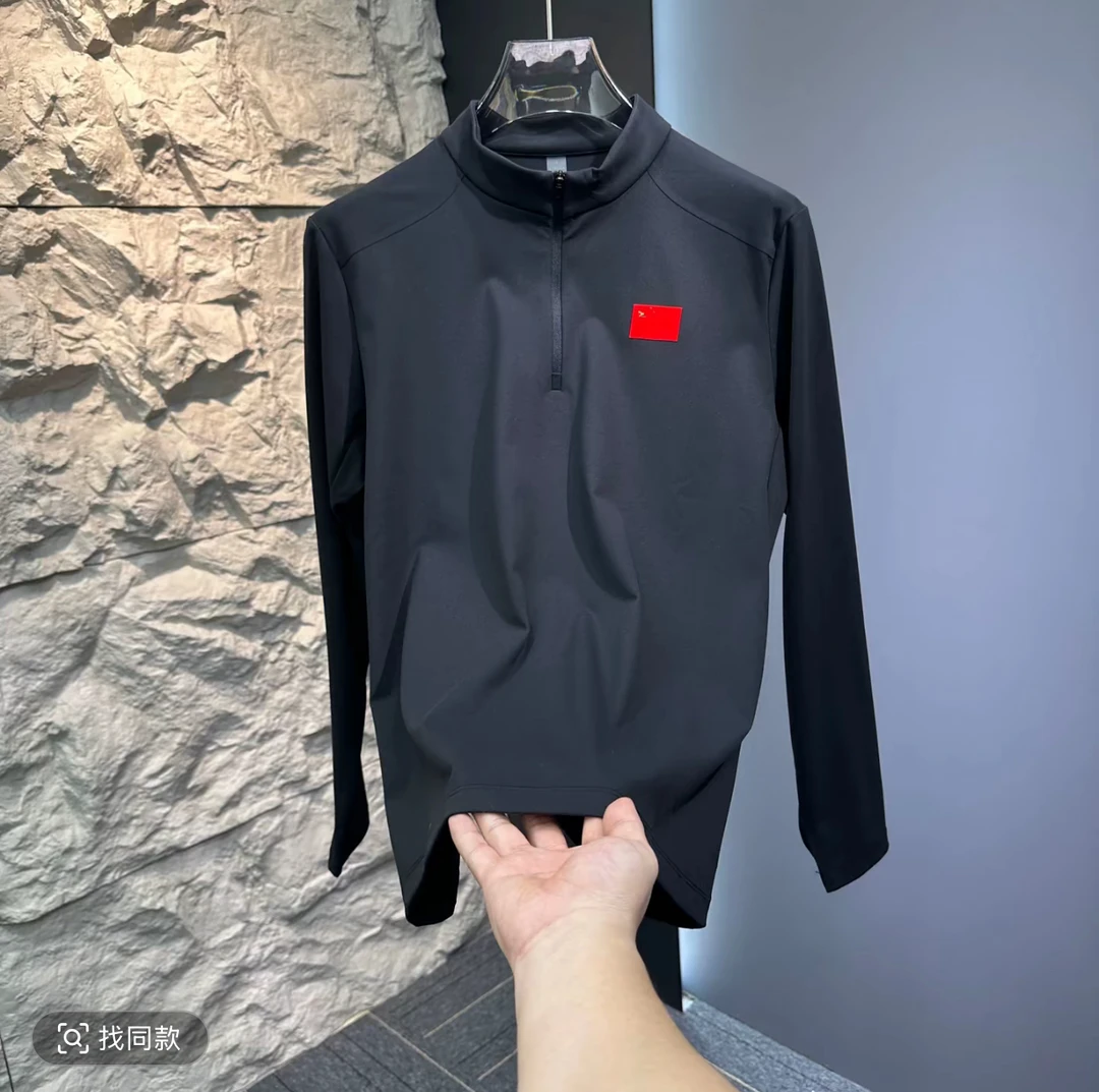 3017秋冬高领拉链长袖打底