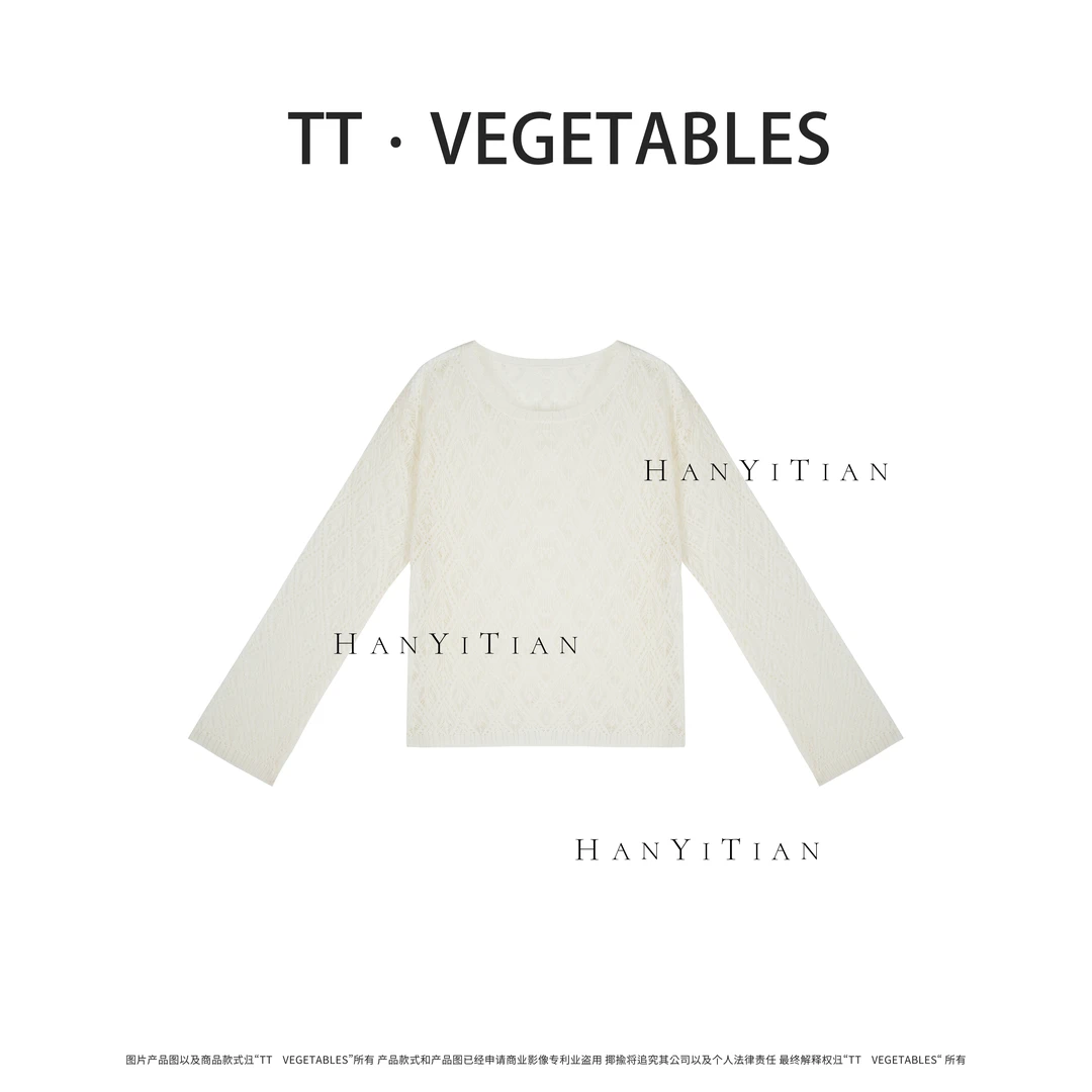 落霖 新款休闲百搭针织衫宽松春季毛衣女511480