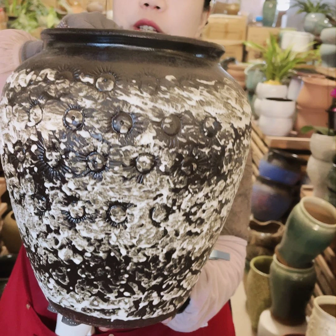 紫砂花盆高度30口径20