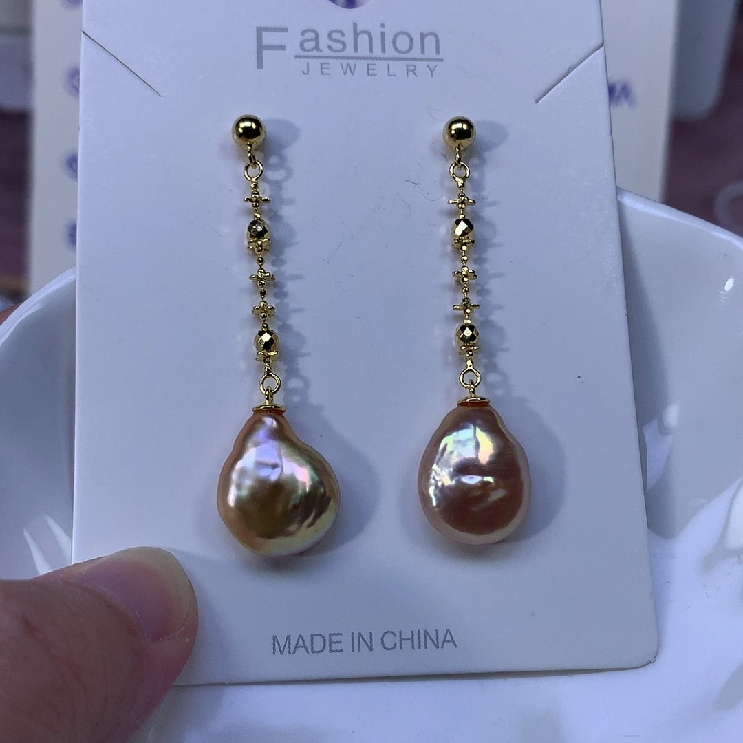 非金属合金特价银镶耳饰3357