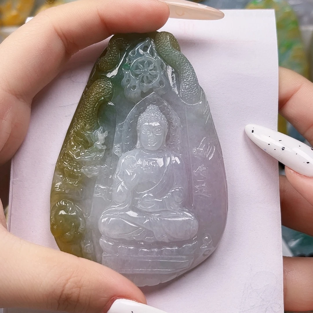 星***原翡翠未镶嵌颈饰翡翠