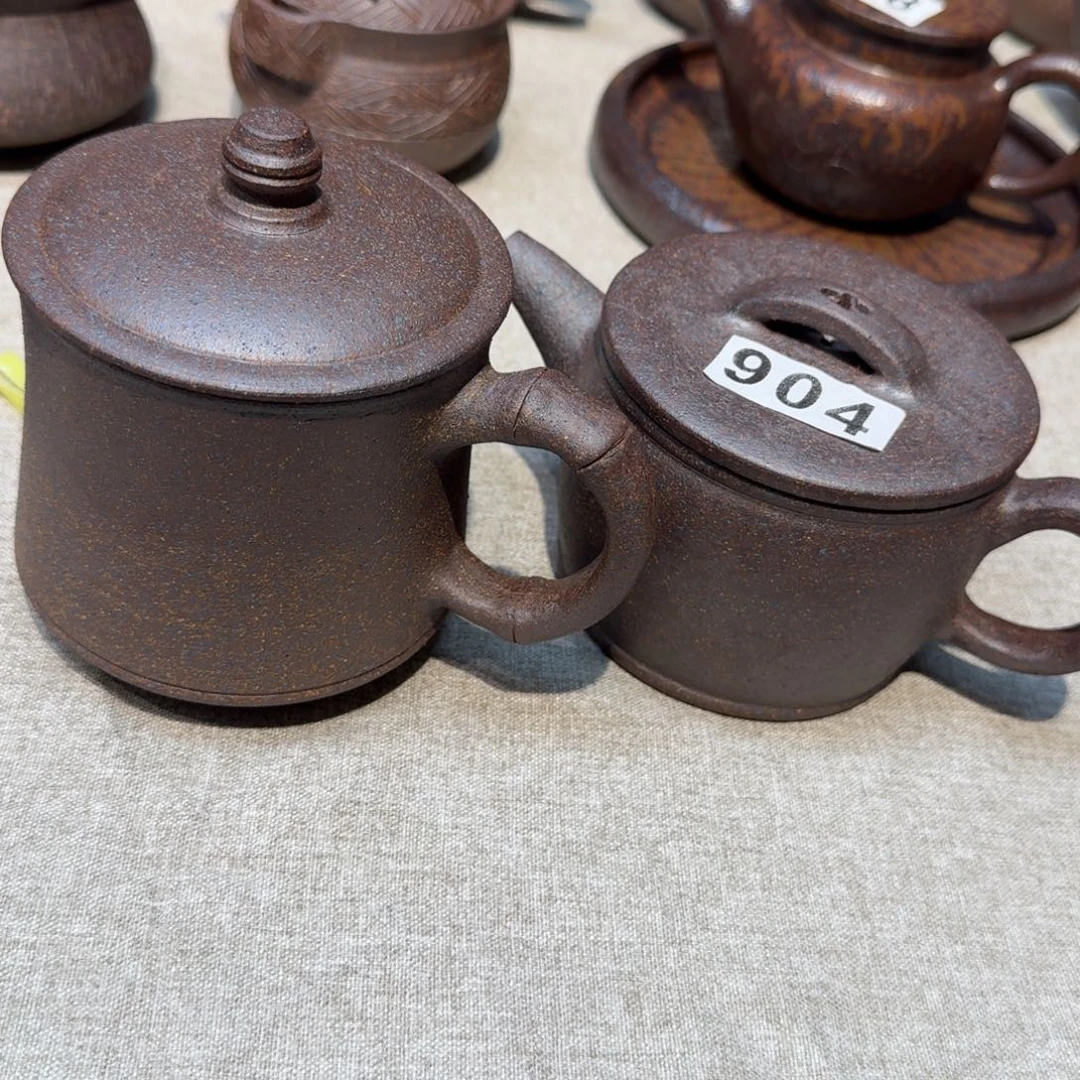 寓***清陶粗瓷茶具素色盖碗