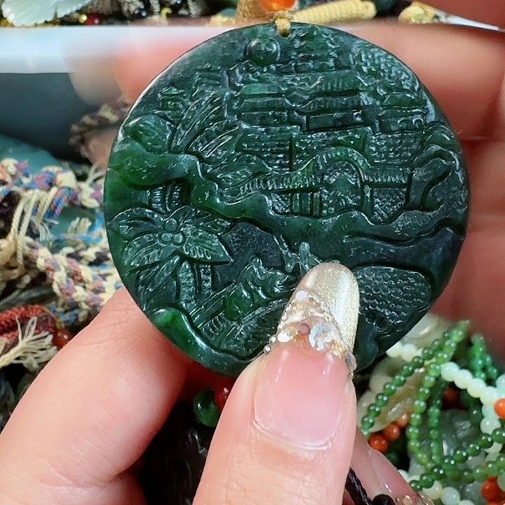 和田玉挂件未镶嵌