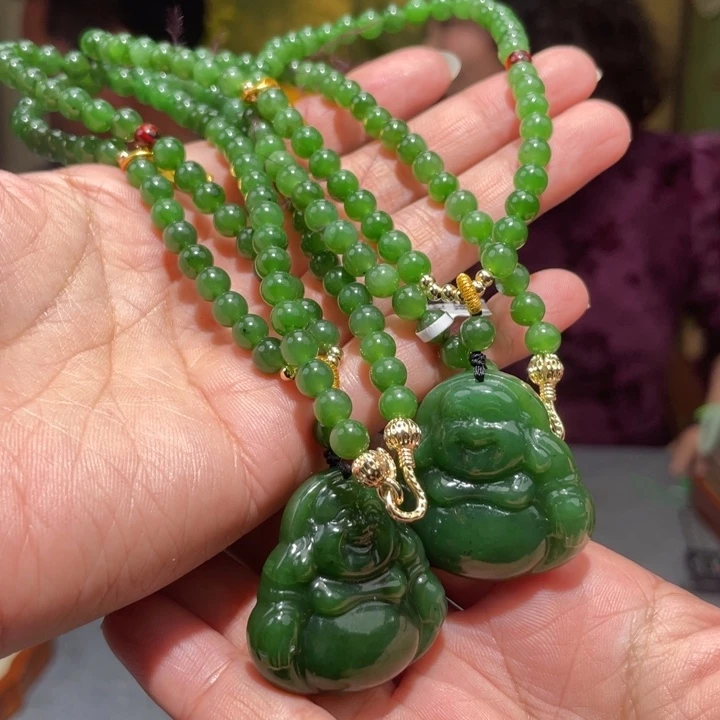 和田玉未镶嵌颈饰多样性发货，发其一