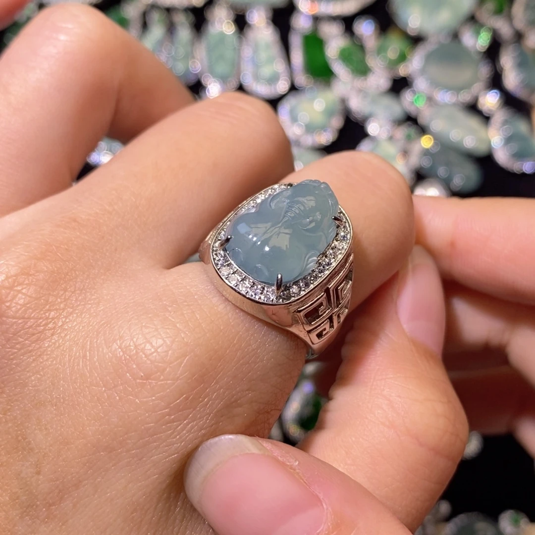 翡翠未镶嵌颈饰天然