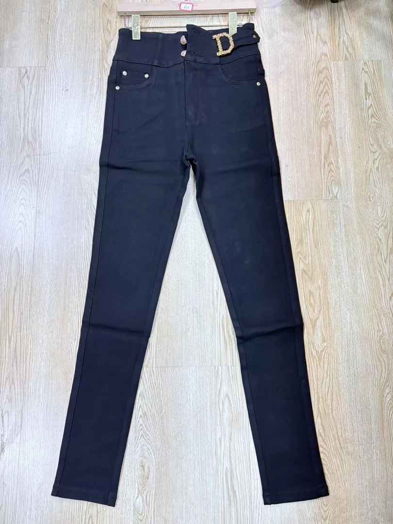 璇璇家气质女装时尚秋季新款高腰收腹弹力修身显瘦小脚裤#2202