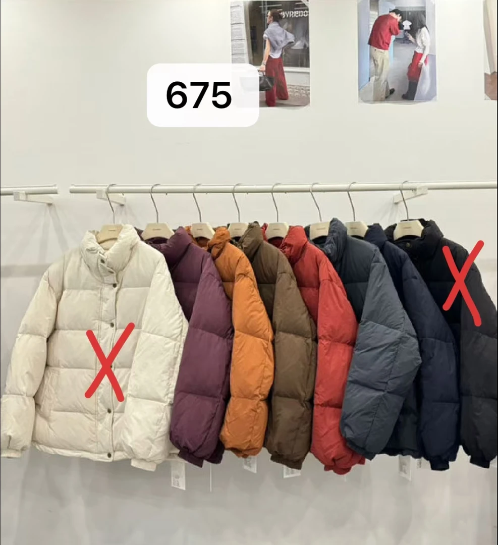 恩熙·复古铜扣羽绒服外套675