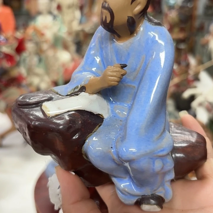 陈***祝有机玻璃陶瓷摆件