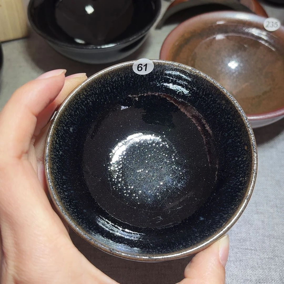 爱***生茶盏子衿手工柴烧盏61名家磨底