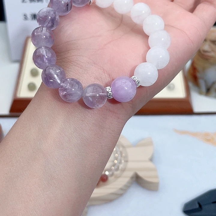 水晶手链未镶嵌字兔毛
