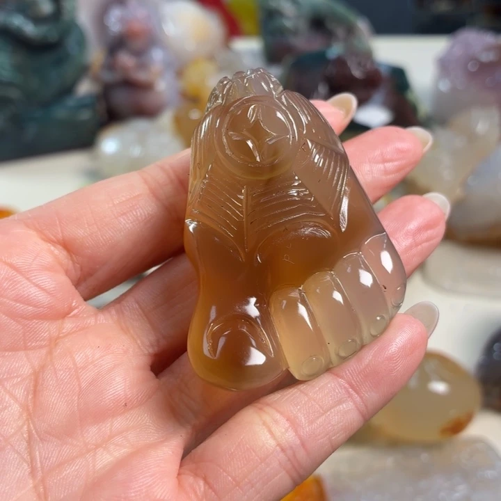 玛瑙/玉髓未镶嵌吊坠(不含链)