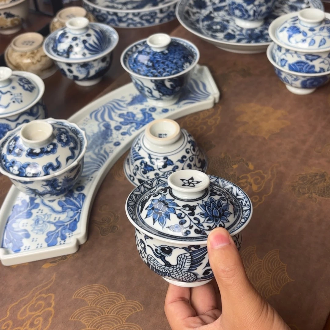 摆件景德镇手绘茶器