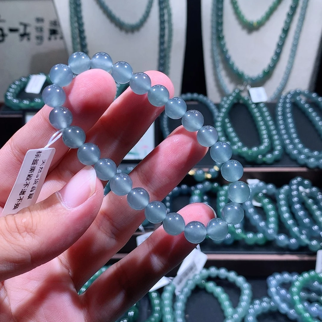 未镶嵌手链翡翠旋****~天然a货翡翠手串7.9