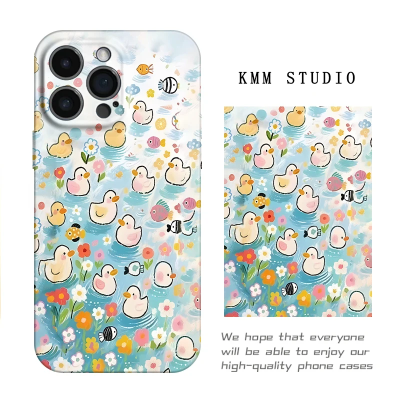 数鸭子•新款菲林软壳适用iphone苹果手机壳/华为/vivo/小米/oppo