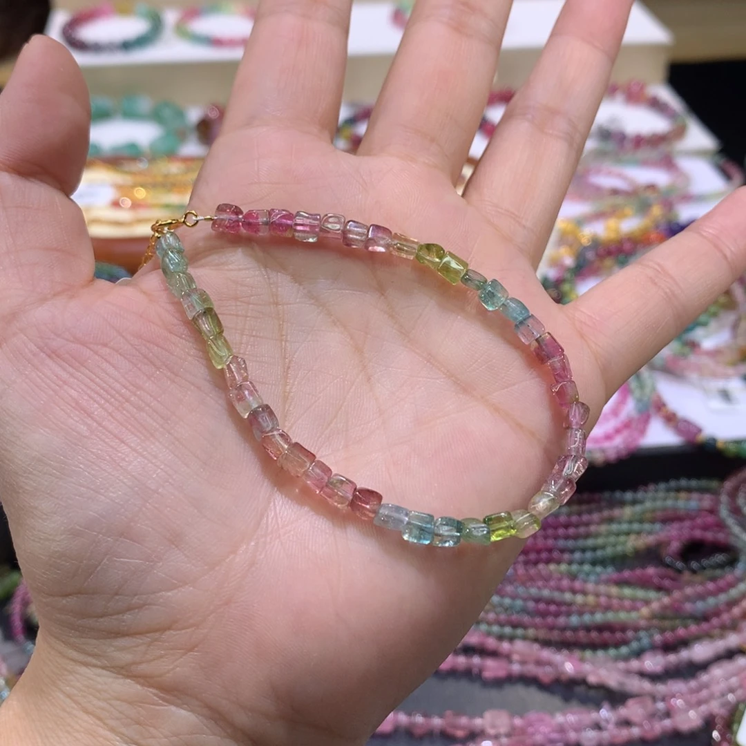 手串碧玺未镶嵌手链