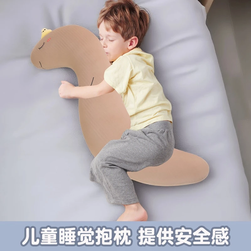 A类婴儿棉冰丝长条抱枕女生侧睡夹腿枕睡觉专用枕头儿童安抚枕垫