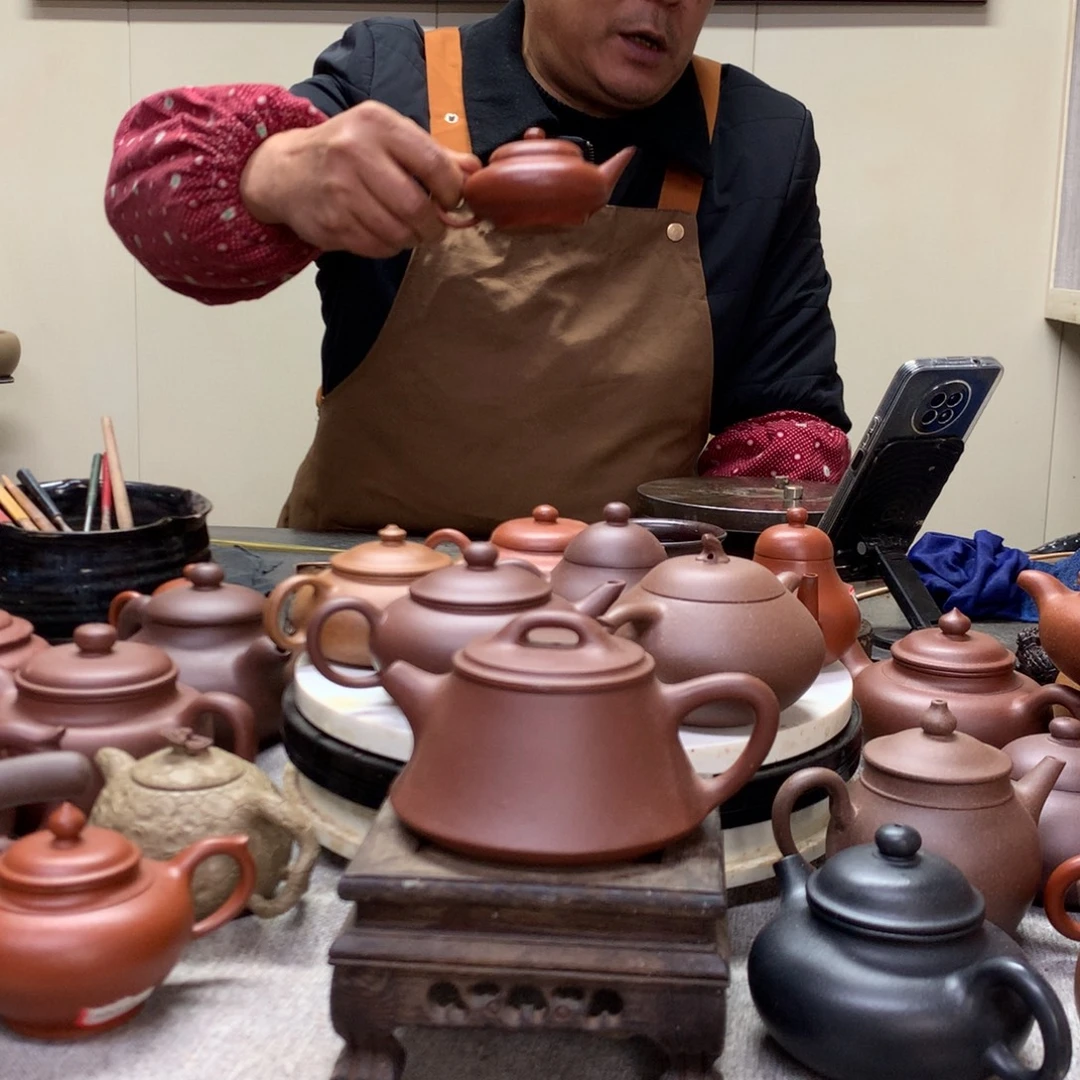 清水泥茶壶柱础180 C半手工制作