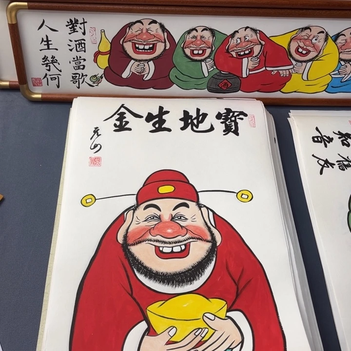 国画禅意画纯手绘作品