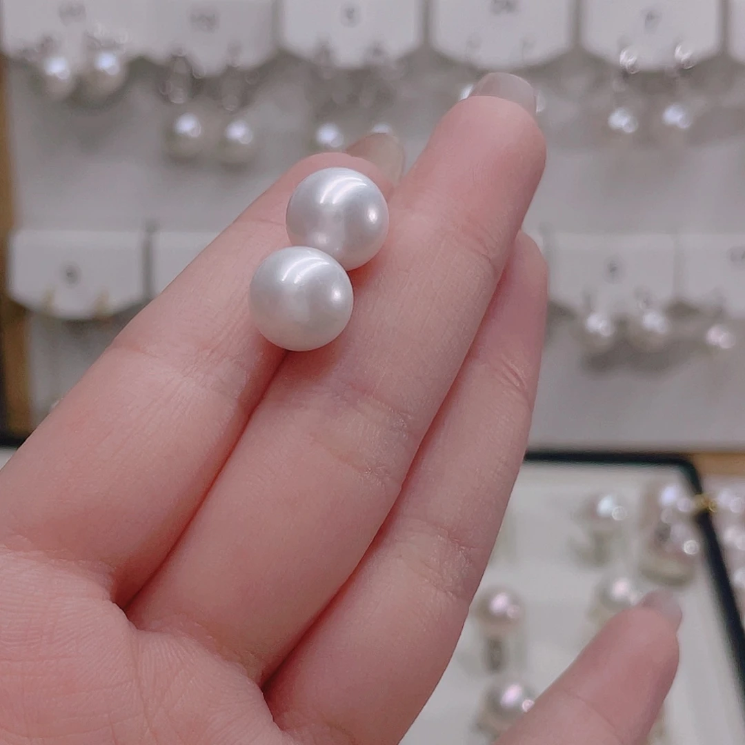 淡水珍珠银S925镶嵌颈饰