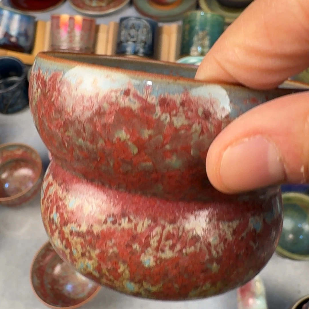 妙***嘛瓷片钧瓷单杯钧瓷单杯钧瓷单杯