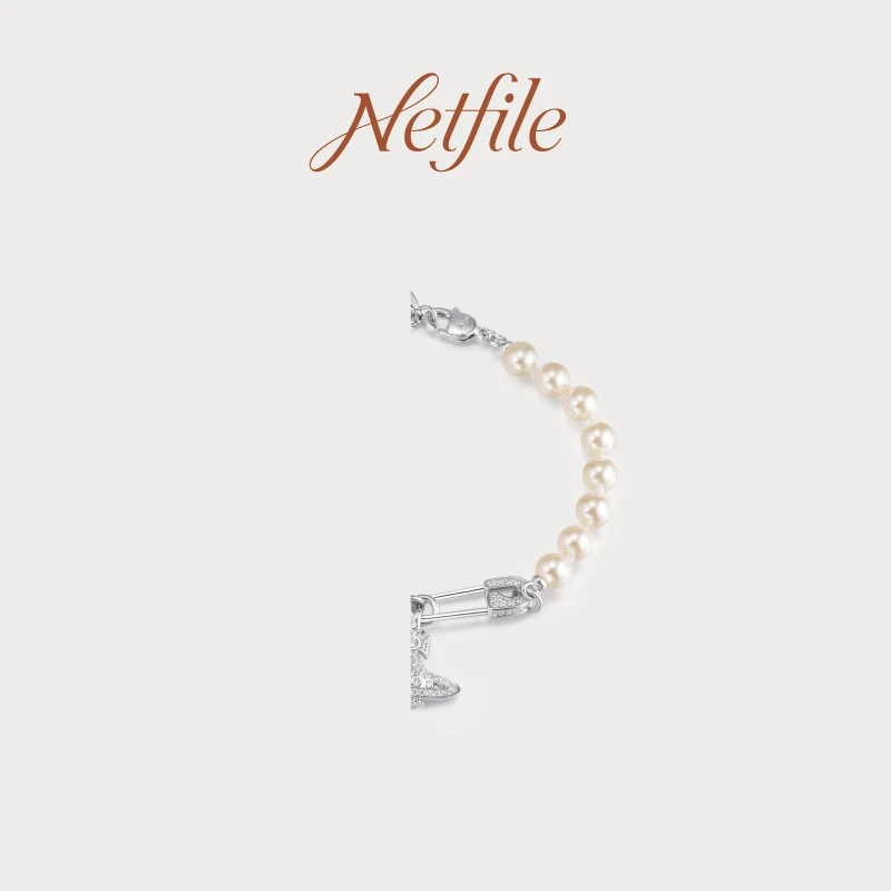 铜合金锆石手链 Netfile【回针珠珠星球手链】NF505S004