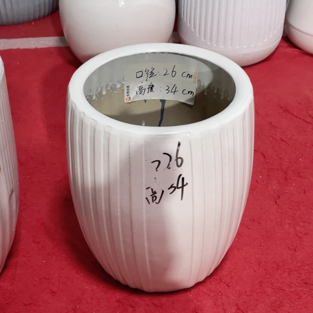 红陶瑕疵14号大号盆