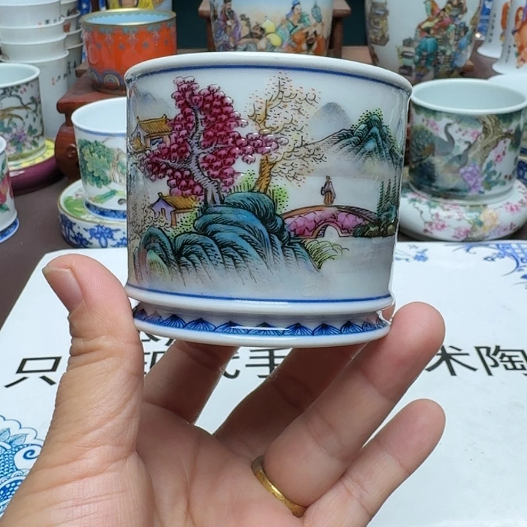 景德镇手工手绘展示