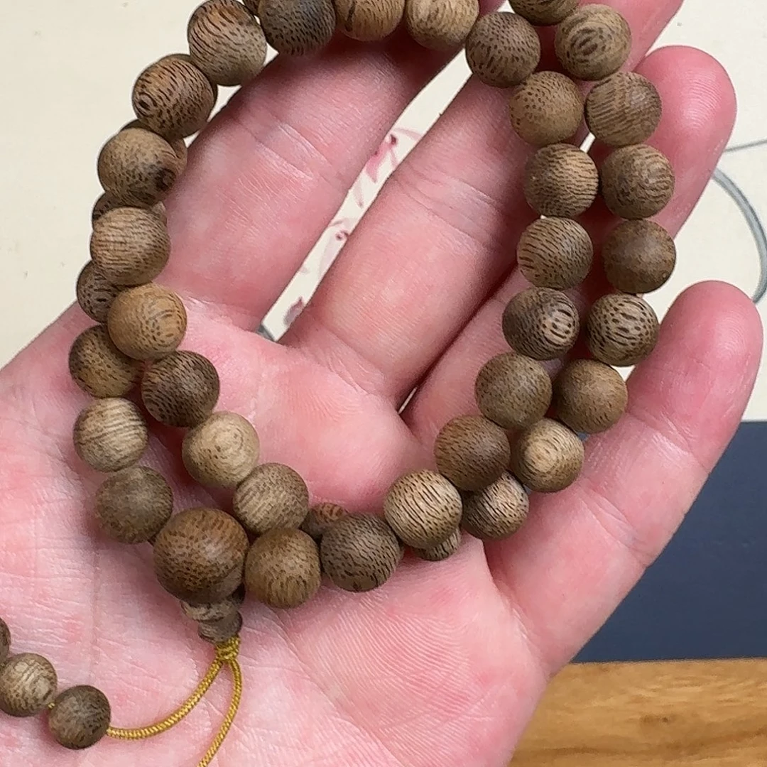 沉香手串09双圈菩萨奇沉香手串极致花香