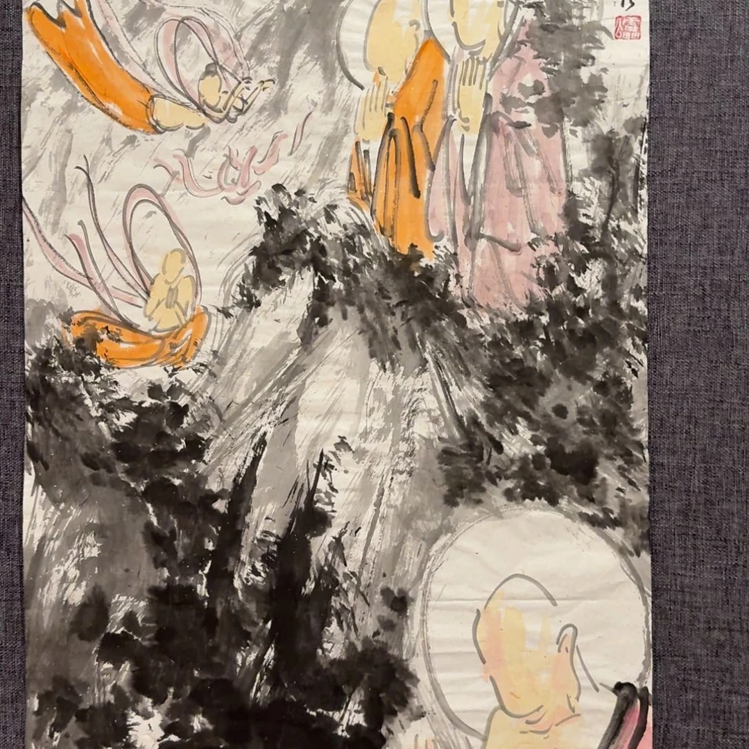 国画雷公老师作品画作
