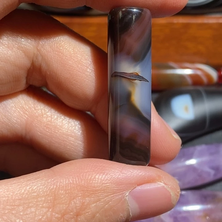 玛瑙/玉髓未镶嵌项链