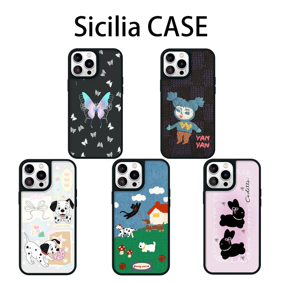 Sicilia强力磁吸动物之家适用苹果16promax手机壳全包防摔创意