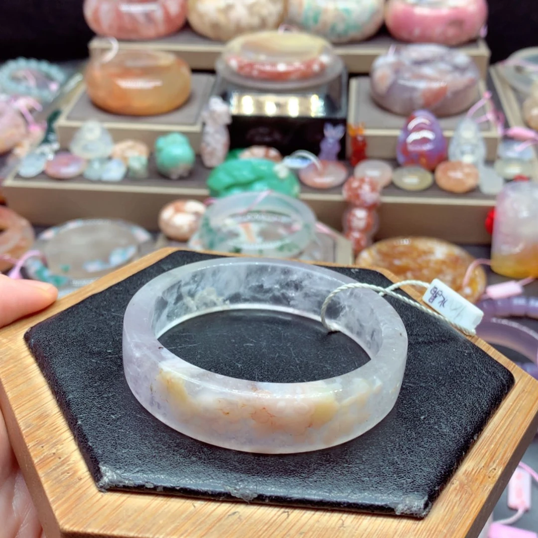 【闪购商品】未镶嵌手镯7玛瑙/玉髓苏*
